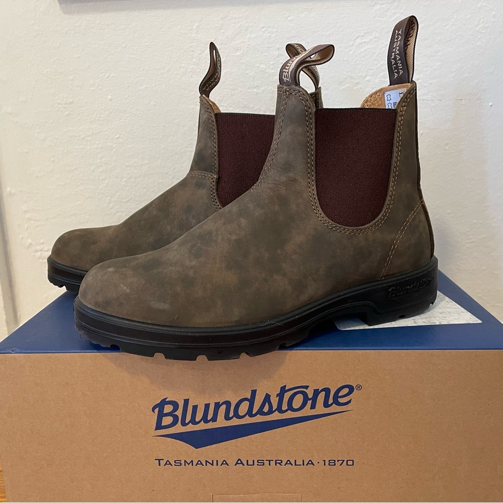 Blundstone 585, rustic brown, women size 8.5, AU 5.5